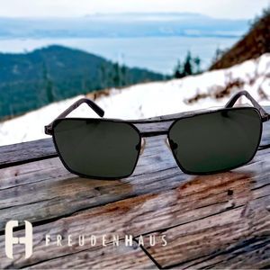 FREUDENHAUS Jet 6 Gunmetal Gray Titanium FRAMES ONLY